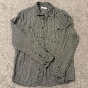 Sonoma Goods for Life Men's Grey and Green Shirt